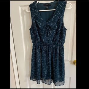 Dark Green Short length, Sleeveless Dress - Size M